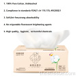 100% purong cotton soft pack facial tissue